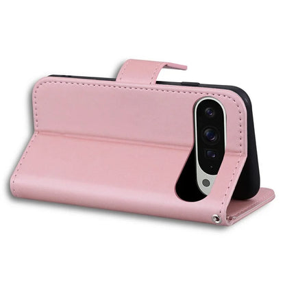 For Google Pixel 9 Pro XL Case Cartoon Pattern Wallet Leather Phone Cover