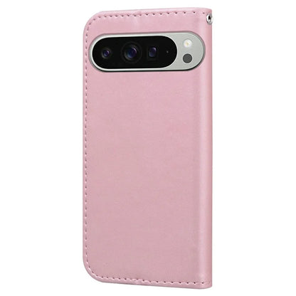For Google Pixel 9 Pro XL Case Cartoon Pattern Wallet Leather Phone Cover