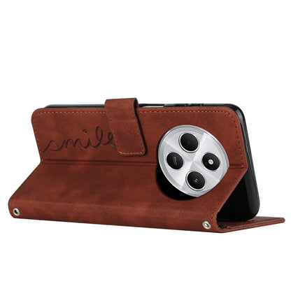 For Xiaomi Redmi 14C 4G Case Viewing Stand PU Leather Phone Cover Imprinted Pattern