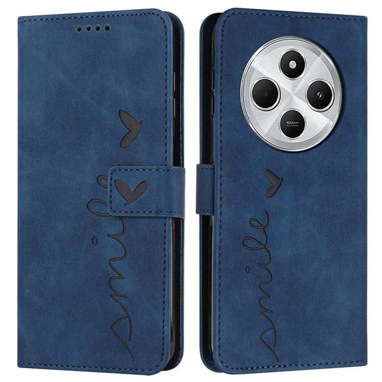 For Xiaomi Redmi 14C 4G Case Viewing Stand PU Leather Phone Cover Imprinted Pattern