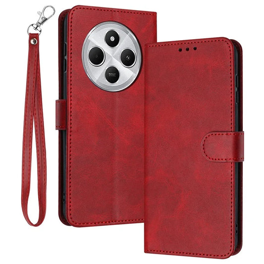 For Xiaomi Redmi 14C 4G Case Flip Stand PU Leather Wallet Phone Cover Calf Texture