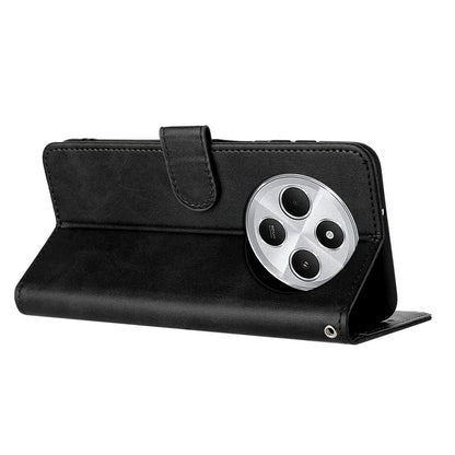 For Xiaomi Redmi 14C 4G Case Flip Stand PU Leather Wallet Phone Cover Calf Texture