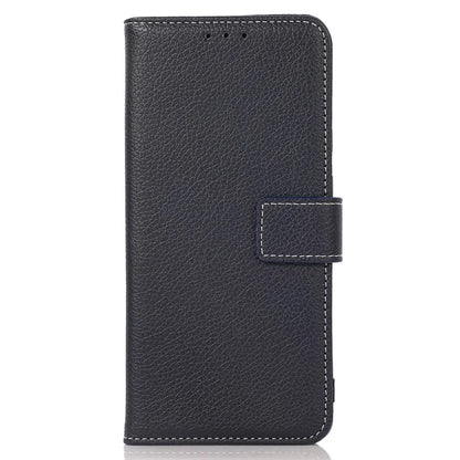 For Samsung Galaxy S25 Ultra Stand Case Litchi Texture Leather Phone Cover with Wallet