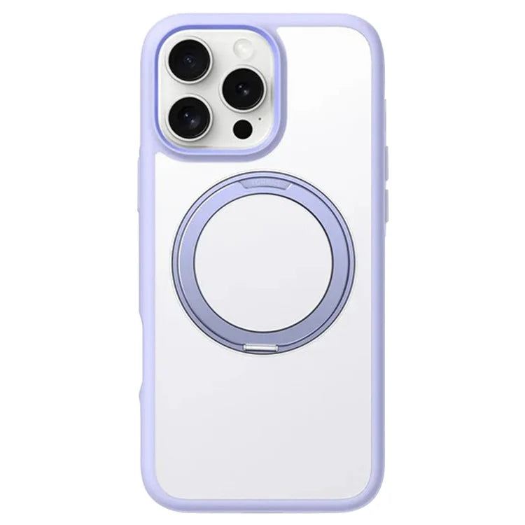 TORRAS Ostand R Fusion For iPhone 16 Pro Max Case 360 Degree Rotating Kickstand TPU+PC Phone Cover Compatible with MagSafe