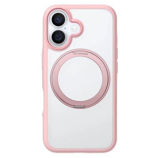 TORRAS Ostand R Fusion For iPhone 16 Case 360 Degree Rotating Kickstand TPU+PC Phone Cover Compatible with MagSafe