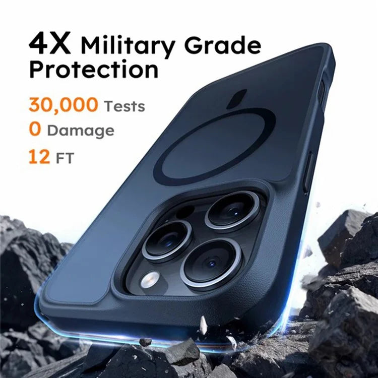 TORRAS For iPhone 16 Pro Case Compatible with MagSafe Skin-Touch Matte PC+TPU Phone Cover