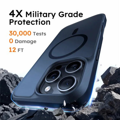 TORRAS For iPhone 16 Pro Case Compatible with MagSafe Skin-Touch Matte PC+TPU Phone Cover