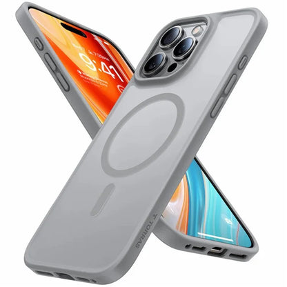 TORRAS For iPhone 16 Pro Case Compatible with MagSafe Skin-Touch Matte PC+TPU Phone Cover