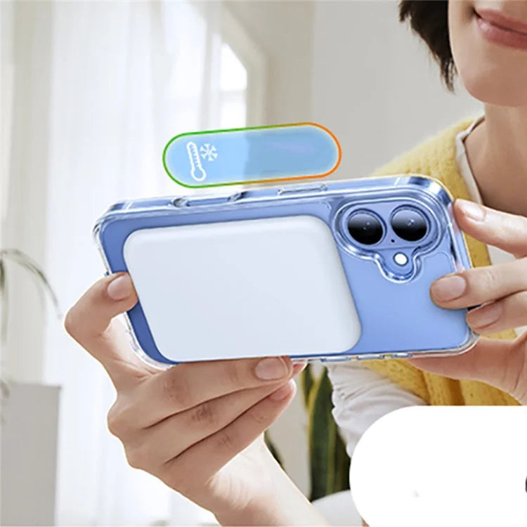 TORRAS For iPhone 16 Case Compatible with MagSafe TPU Phone Cover - Transparent