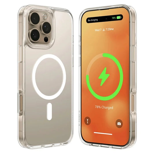 TORRAS For iPhone 16 Pro Case Compatible with MagSafe TPU Phone Cover - Transparent