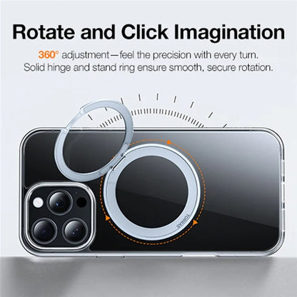 TORRAS Ostand R Series for iPhone 16 Pro Max Case Rotating Kickstand TPU+PC Phone Cover Compatible with MagSafe
