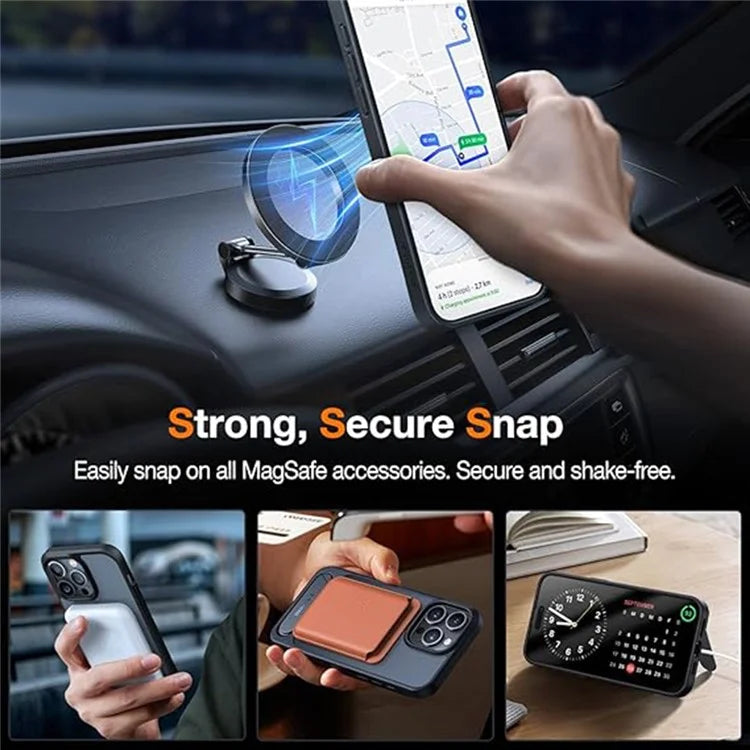 TORRAS For iPhone 15 Pro Max Case Kickstand TPU+PC Phone Cover Compatible with MagSafe