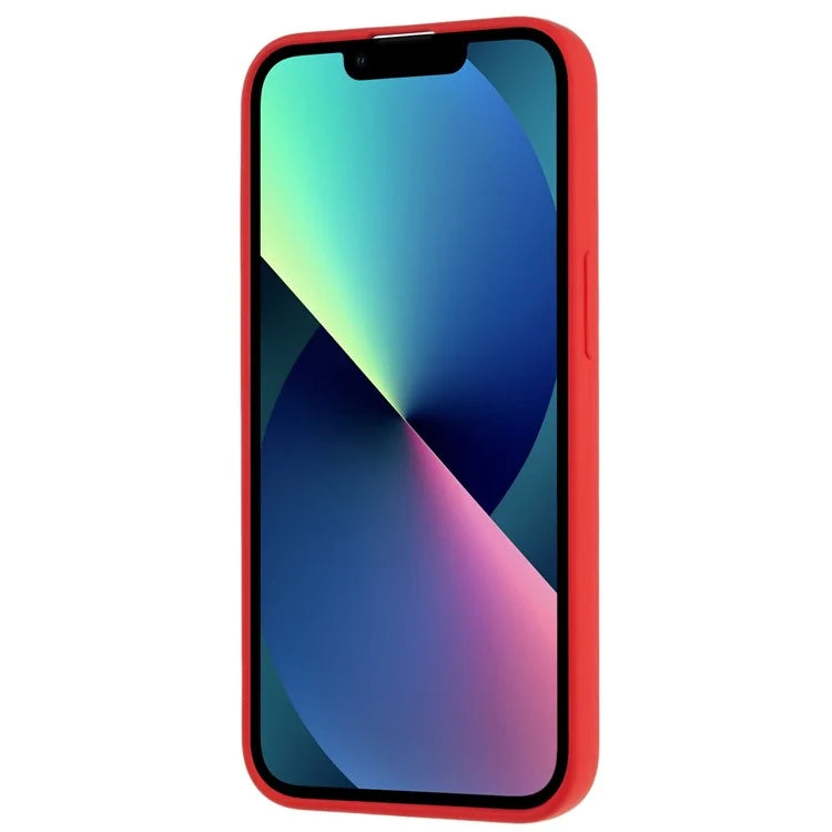 For iPhone 13 6.1 inch Solid Color 2.0mm TPU Case Shockproof Protective Phone Cover