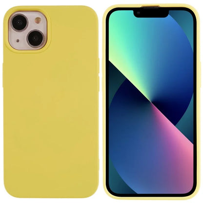 For iPhone 13 6.1 inch Solid Color 2.0mm TPU Case Shockproof Protective Phone Cover