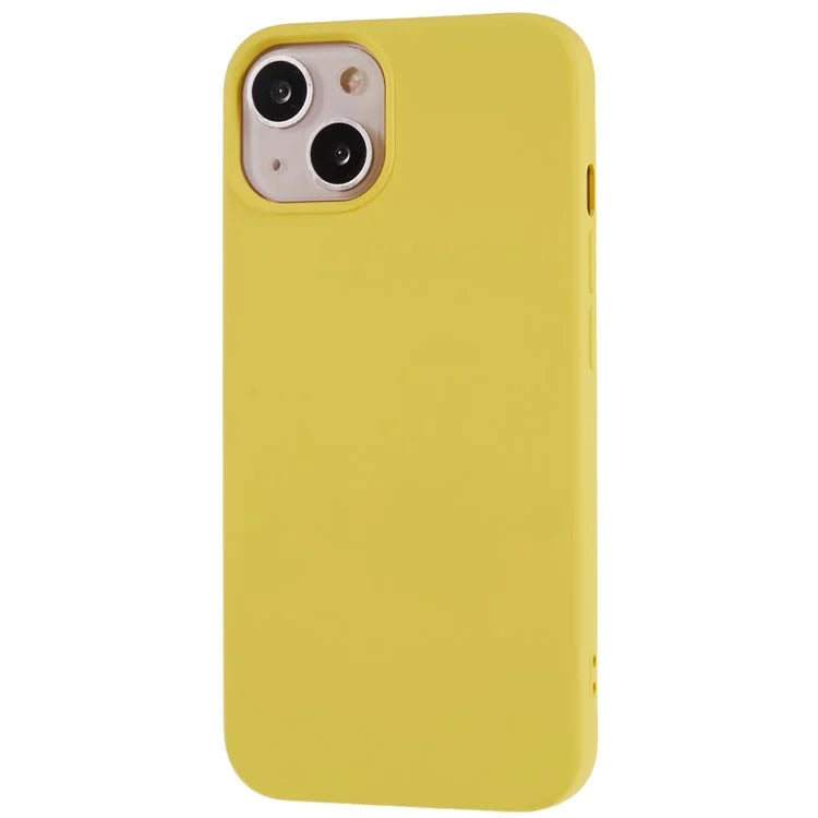 For iPhone 13 6.1 inch Solid Color 2.0mm TPU Case Shockproof Protective Phone Cover