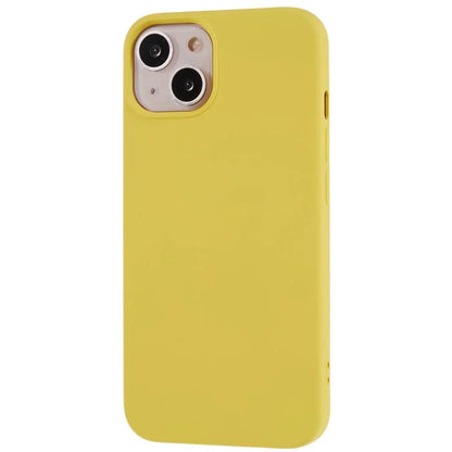 For iPhone 13 6.1 inch Solid Color 2.0mm TPU Case Shockproof Protective Phone Cover