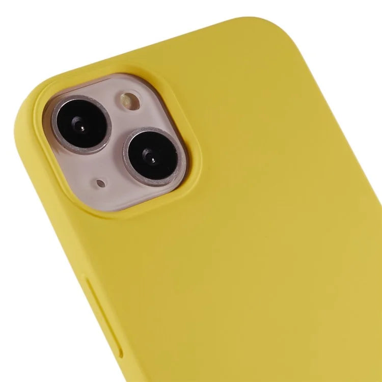 For iPhone 13 6.1 inch Solid Color 2.0mm TPU Case Shockproof Protective Phone Cover