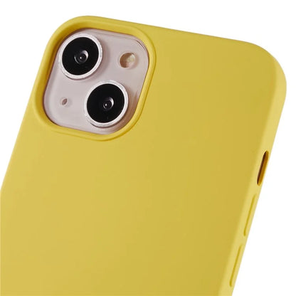 For iPhone 13 6.1 inch Solid Color 2.0mm TPU Case Shockproof Protective Phone Cover