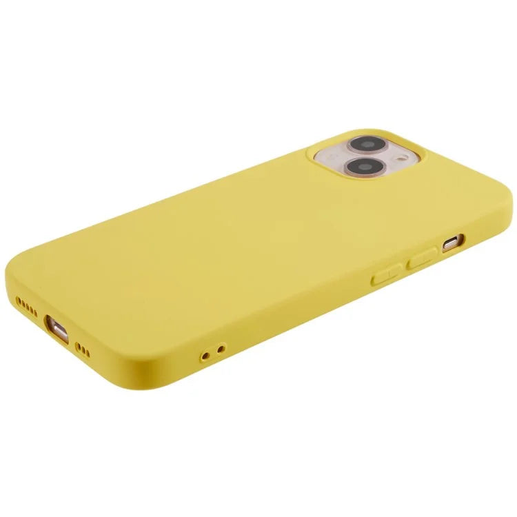 For iPhone 13 6.1 inch Solid Color 2.0mm TPU Case Shockproof Protective Phone Cover