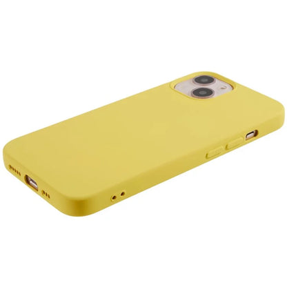 For iPhone 13 6.1 inch Solid Color 2.0mm TPU Case Shockproof Protective Phone Cover