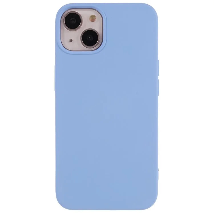 For iPhone 13 6.1 inch Solid Color 2.0mm TPU Case Shockproof Protective Phone Cover