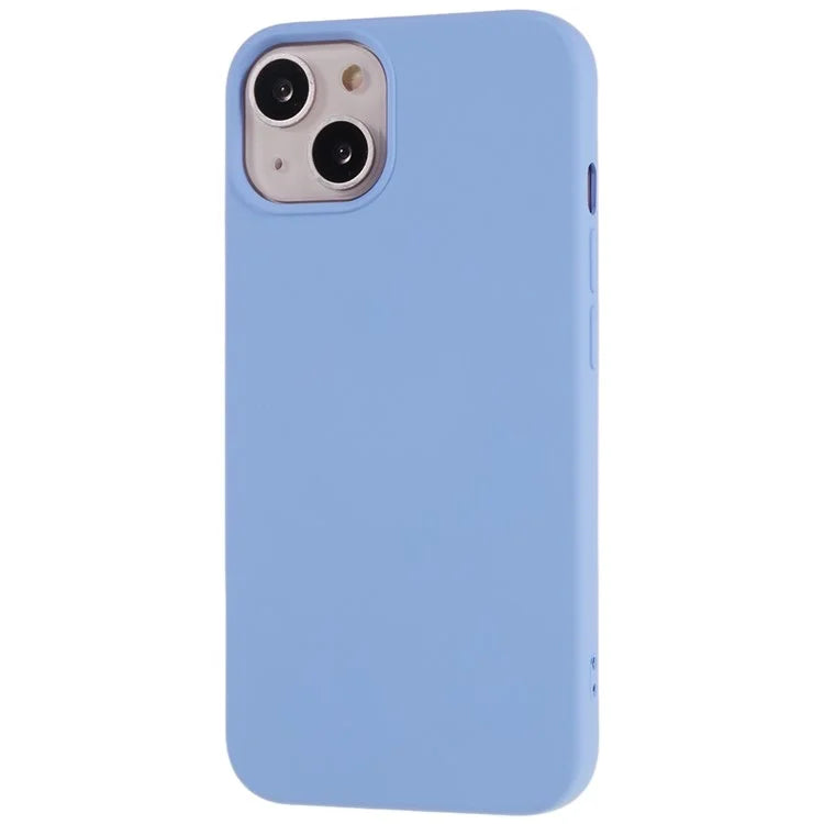 For iPhone 13 6.1 inch Solid Color 2.0mm TPU Case Shockproof Protective Phone Cover
