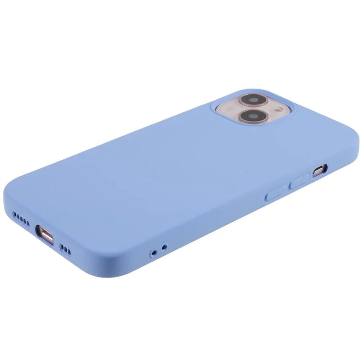For iPhone 13 6.1 inch Solid Color 2.0mm TPU Case Shockproof Protective Phone Cover