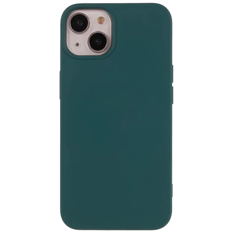 For iPhone 13 6.1 inch Solid Color 2.0mm TPU Case Shockproof Protective Phone Cover