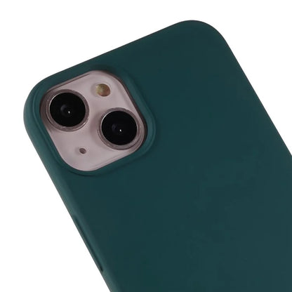 For iPhone 13 6.1 inch Solid Color 2.0mm TPU Case Shockproof Protective Phone Cover