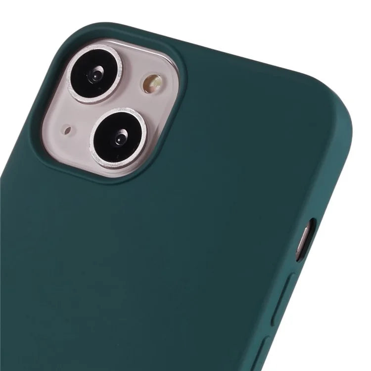 For iPhone 13 6.1 inch Solid Color 2.0mm TPU Case Shockproof Protective Phone Cover