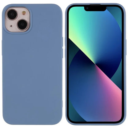 For iPhone 13 6.1 inch Solid Color 2.0mm TPU Case Shockproof Protective Phone Cover