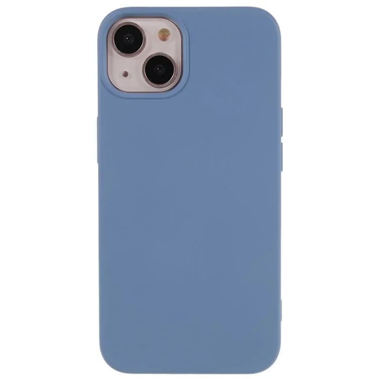 For iPhone 13 6.1 inch Solid Color 2.0mm TPU Case Shockproof Protective Phone Cover