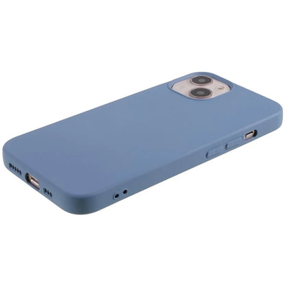 For iPhone 13 6.1 inch Solid Color 2.0mm TPU Case Shockproof Protective Phone Cover