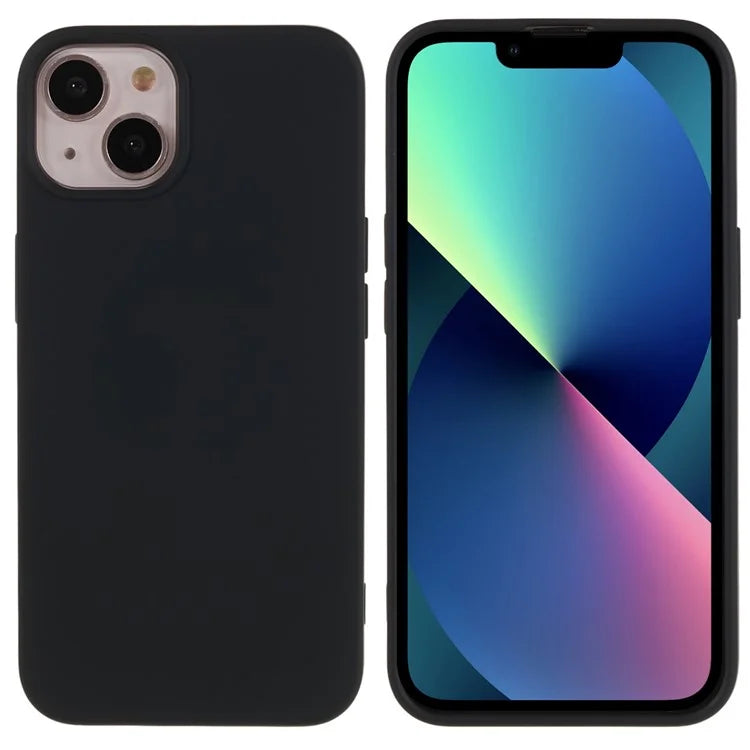 For iPhone 13 6.1 inch Solid Color 2.0mm TPU Case Shockproof Protective Phone Cover