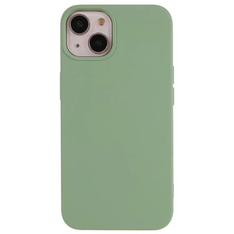 For iPhone 13 6.1 inch Solid Color 2.0mm TPU Case Shockproof Protective Phone Cover