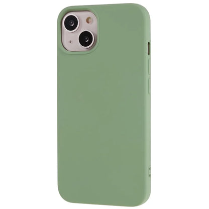For iPhone 13 6.1 inch Solid Color 2.0mm TPU Case Shockproof Protective Phone Cover