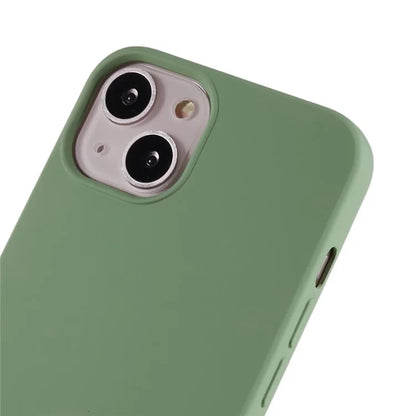 For iPhone 13 6.1 inch Solid Color 2.0mm TPU Case Shockproof Protective Phone Cover