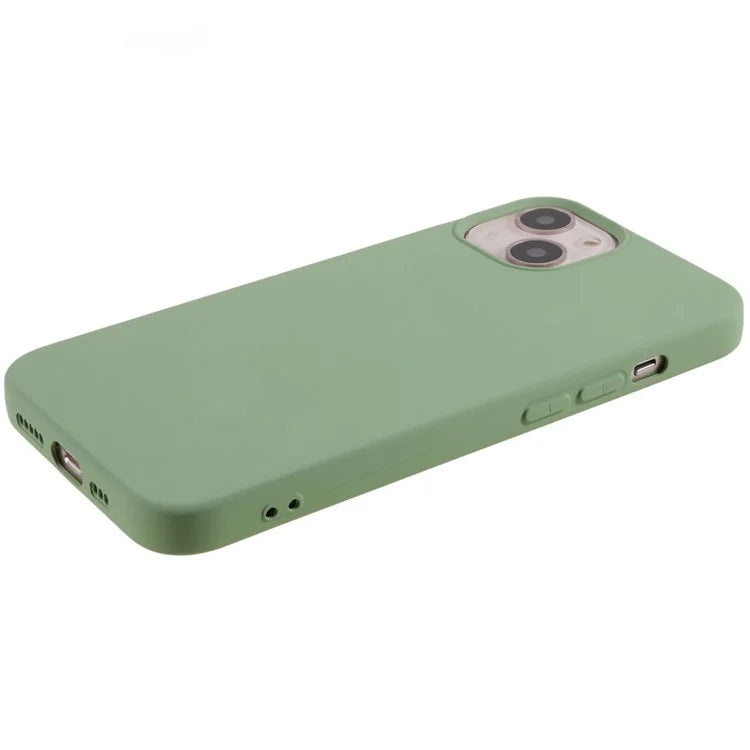 For iPhone 13 6.1 inch Solid Color 2.0mm TPU Case Shockproof Protective Phone Cover