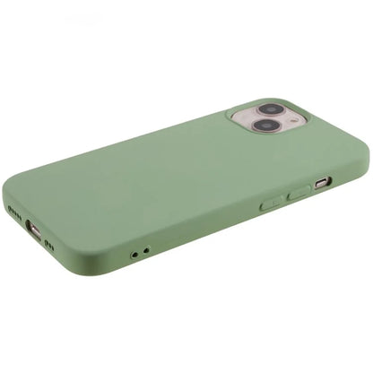 For iPhone 13 6.1 inch Solid Color 2.0mm TPU Case Shockproof Protective Phone Cover