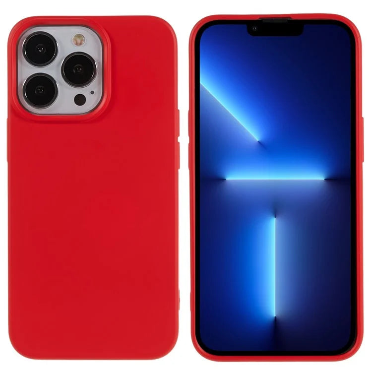 For iPhone 13 Pro Max 6.7 inch Flexible TPU Phone Case 2.0mm Drop-proof Back Cover