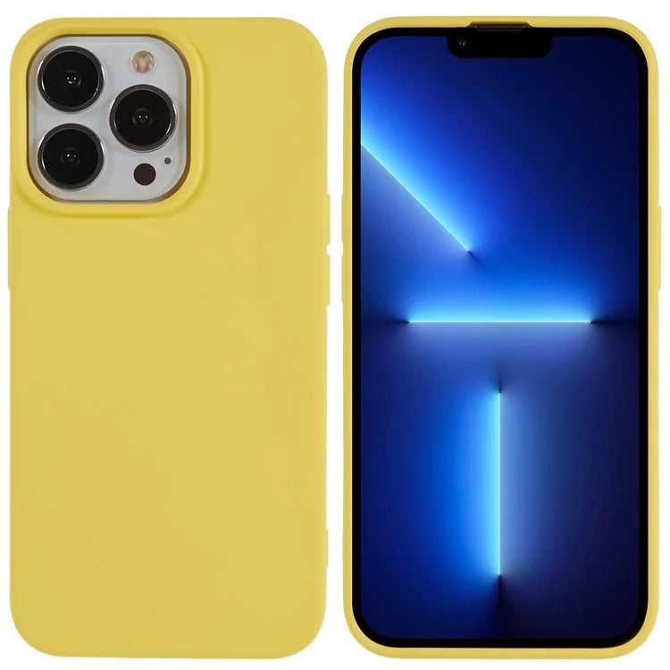 For iPhone 13 Pro Max 6.7 inch Flexible TPU Phone Case 2.0mm Drop-proof Back Cover