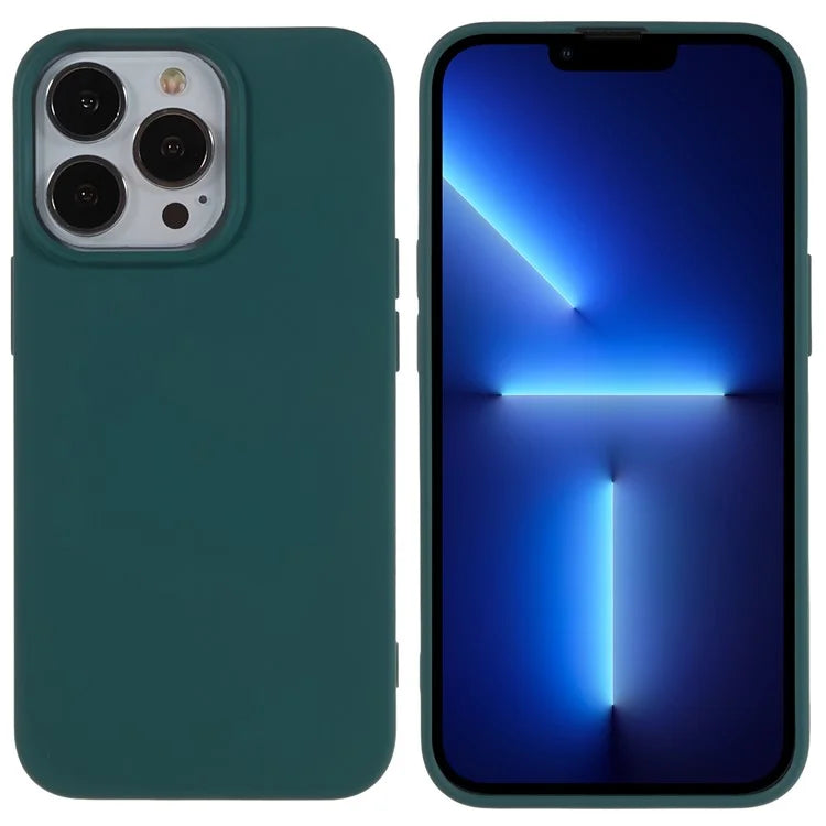 For iPhone 13 Pro Max 6.7 inch Flexible TPU Phone Case 2.0mm Drop-proof Back Cover