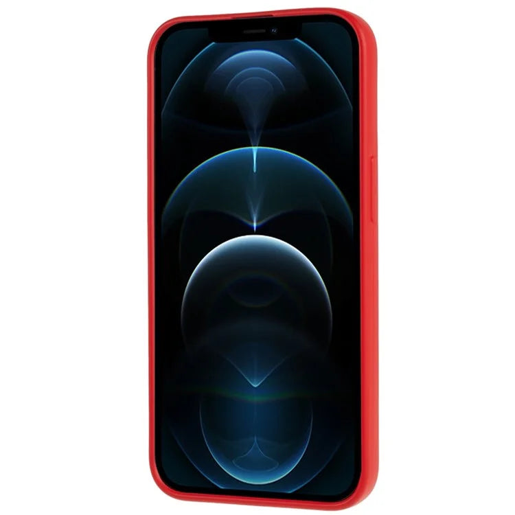 For iPhone 12 / 12 Pro 6.1 inch Solid Color Phone Case Anti-scratch 2.0mm TPU Back Cover