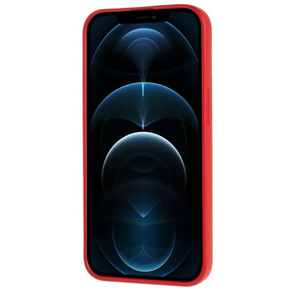 For iPhone 12 / 12 Pro 6.1 inch Solid Color Phone Case Anti-scratch 2.0mm TPU Back Cover