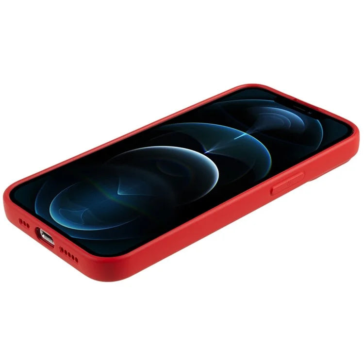 For iPhone 12 / 12 Pro 6.1 inch Solid Color Phone Case Anti-scratch 2.0mm TPU Back Cover