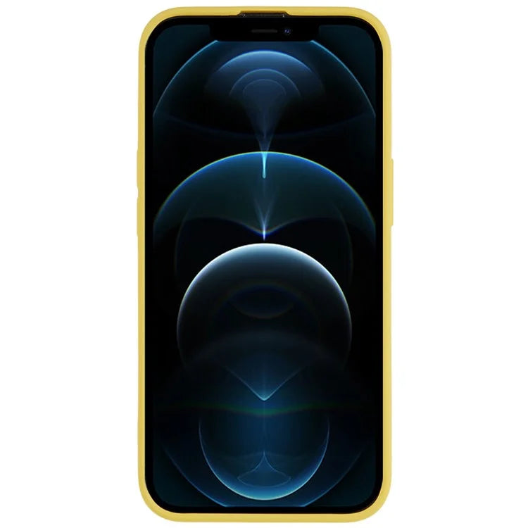 For iPhone 12 / 12 Pro 6.1 inch Solid Color Phone Case Anti-scratch 2.0mm TPU Back Cover