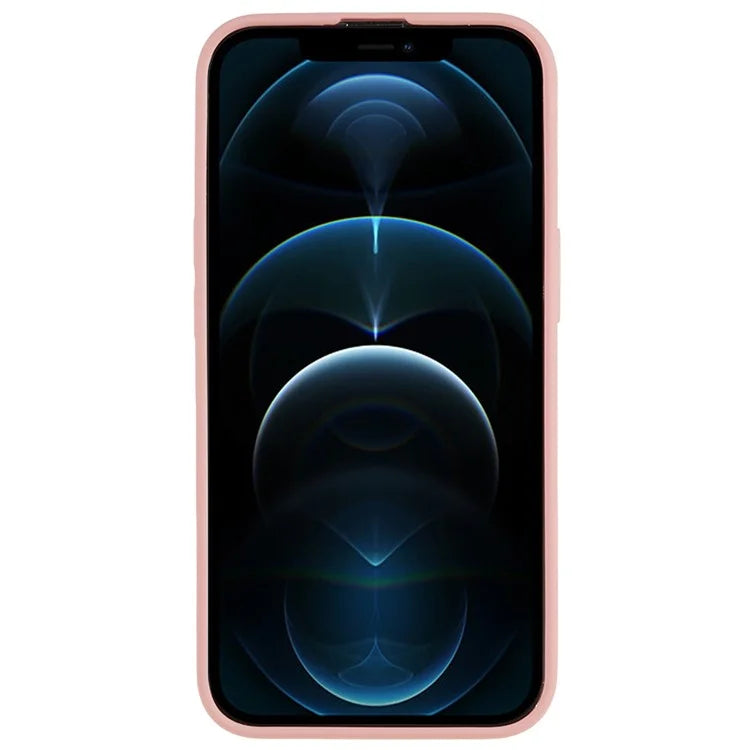 For iPhone 12 / 12 Pro 6.1 inch Solid Color Phone Case Anti-scratch 2.0mm TPU Back Cover