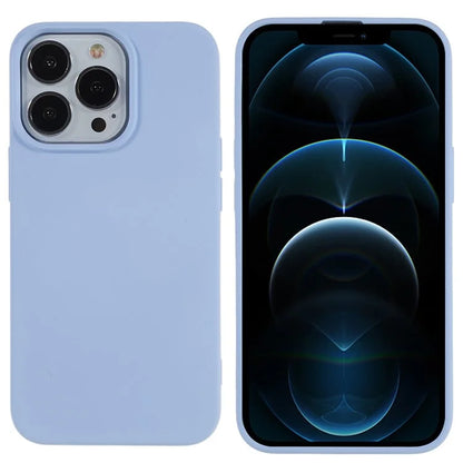 For iPhone 12 / 12 Pro 6.1 inch Solid Color Phone Case Anti-scratch 2.0mm TPU Back Cover