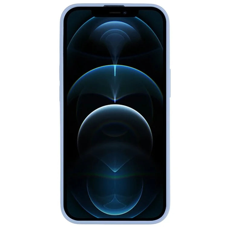 For iPhone 12 / 12 Pro 6.1 inch Solid Color Phone Case Anti-scratch 2.0mm TPU Back Cover