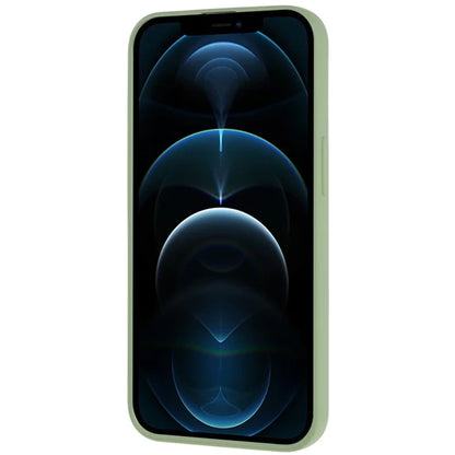For iPhone 12 / 12 Pro 6.1 inch Solid Color Phone Case Anti-scratch 2.0mm TPU Back Cover
